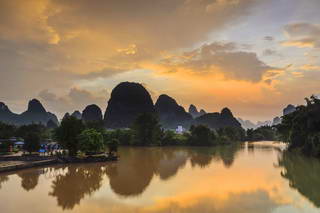 Sunset, Yangshuo